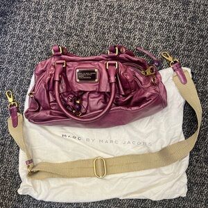 Used Purple Marc by Marc Jacobs Top Handle Bag